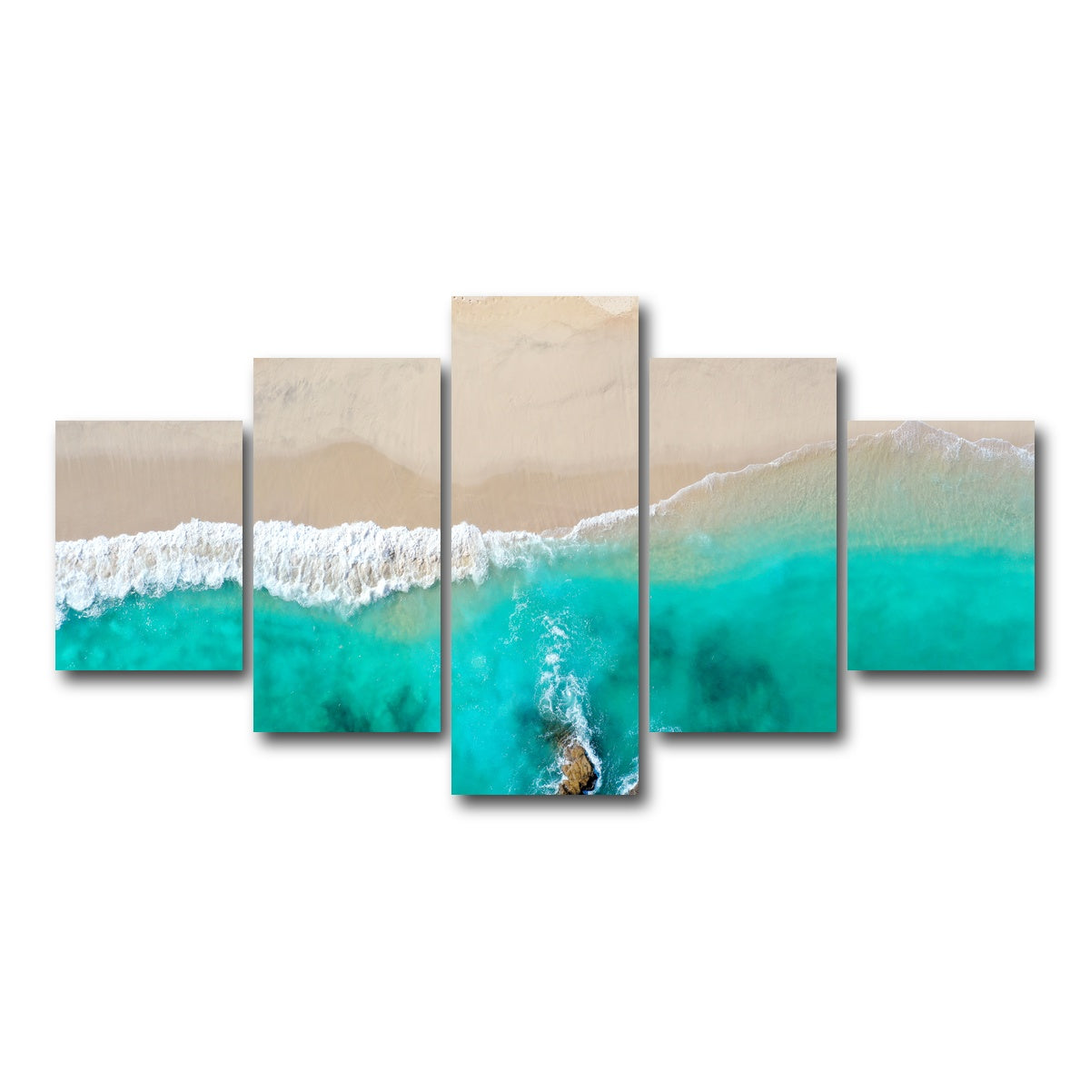 AUTO-MOCKUP WHITE | Beach Dreams | 5 Piece | Gallery Wrap Canvas | group=5_short