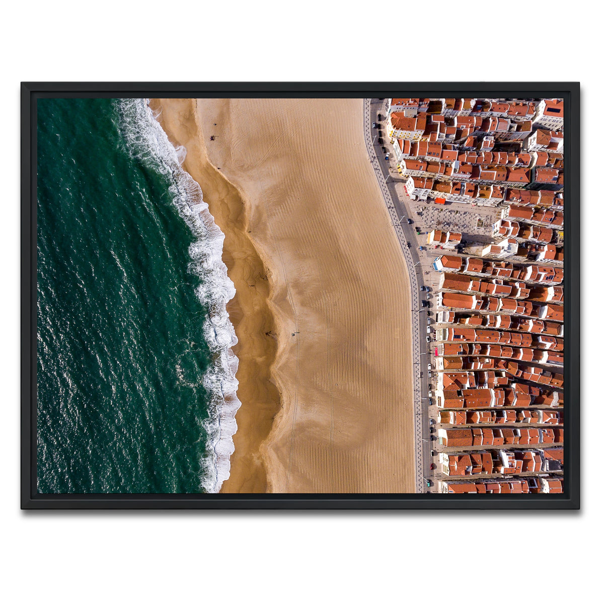 AUTO-MOCKUP WHITE | Beach Front | 1 Piece | Black Framed Canvas | group=4x3