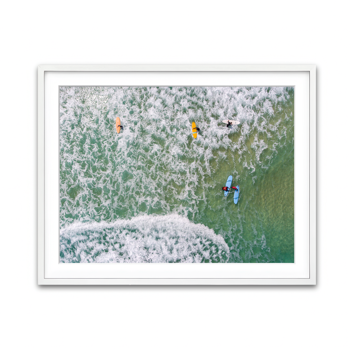 Framed Print 4x3 White