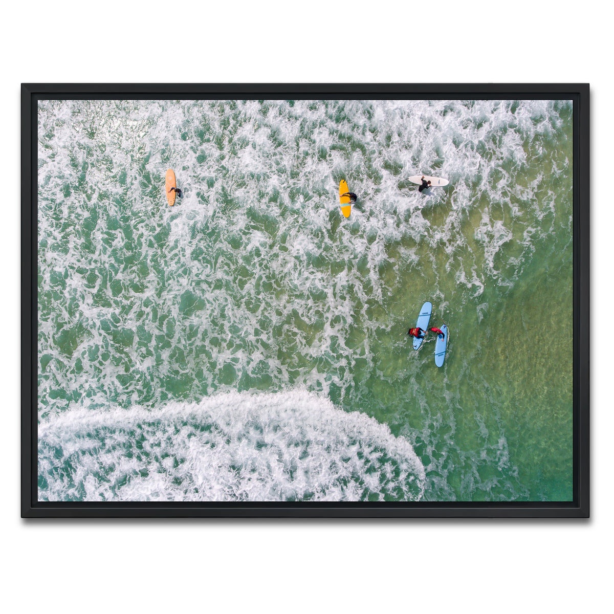 AUTO-MOCKUP WHITE | Beach Gang | 1 Piece | Black Framed Canvas | group=4x3