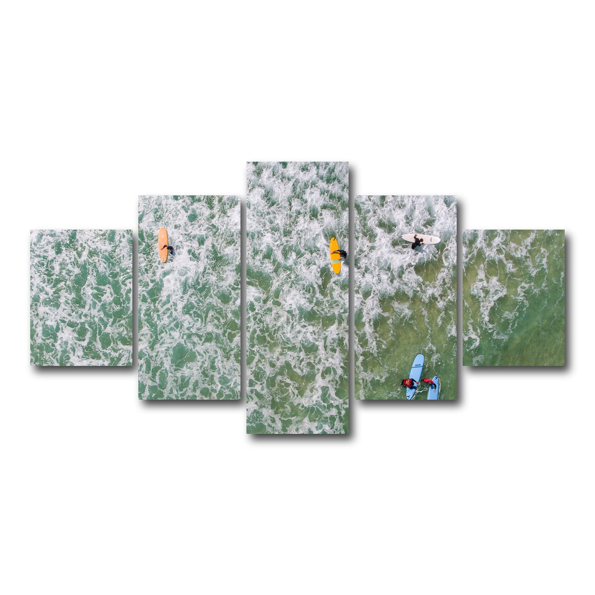 AUTO-MOCKUP WHITE | Beach Gang | 5 Piece | Gallery Wrap Canvas | group=5_short