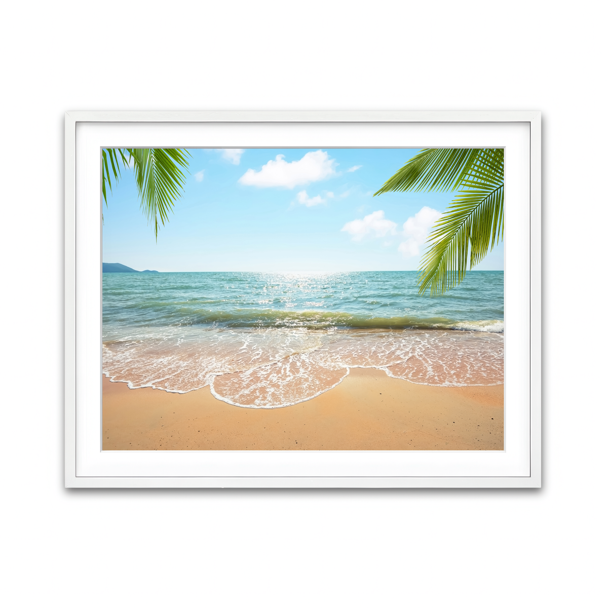 Framed Print 4x3 White