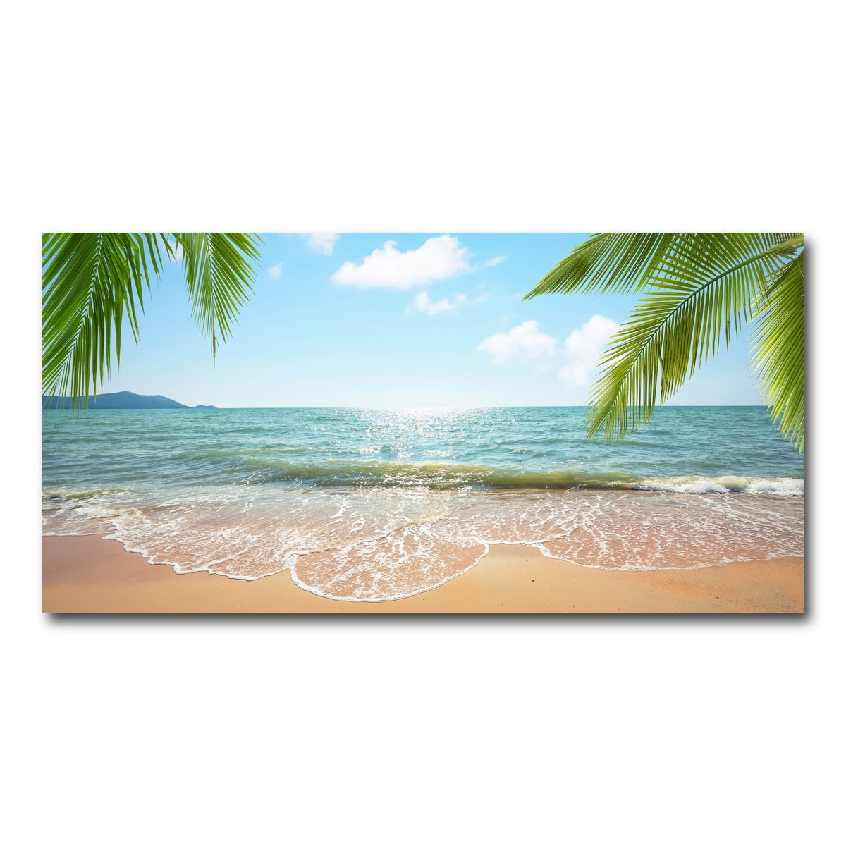 AUTO-MOCKUP WHITE | Beach Time | 1 Piece | Gallery Wrap Canvas | group=2x1