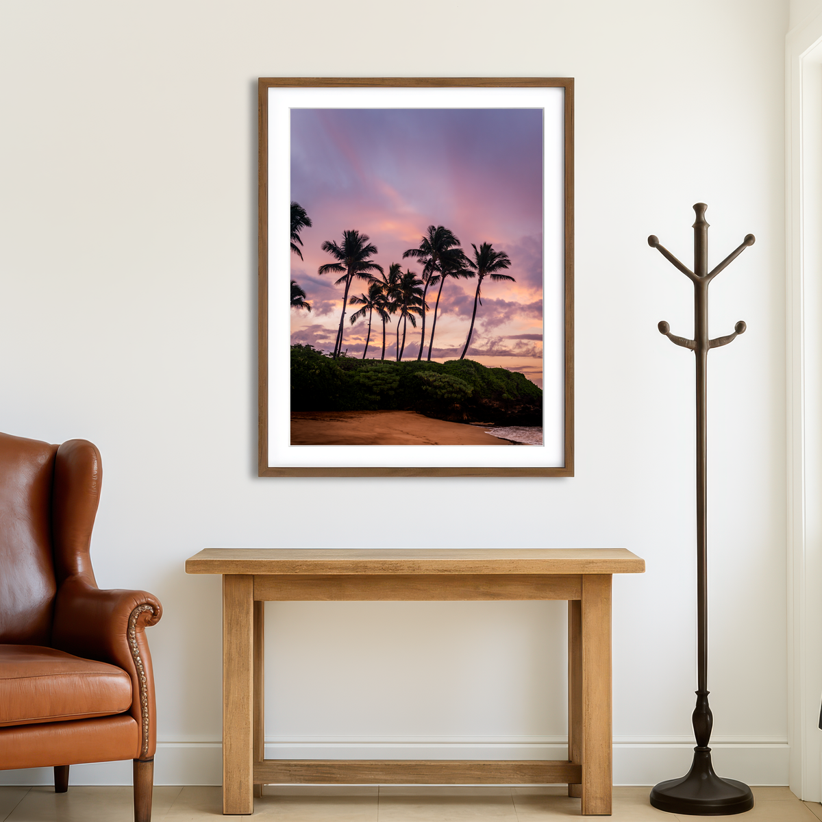 AUTO-MOCKUP ROOM | Beach at Dawn Wall Art