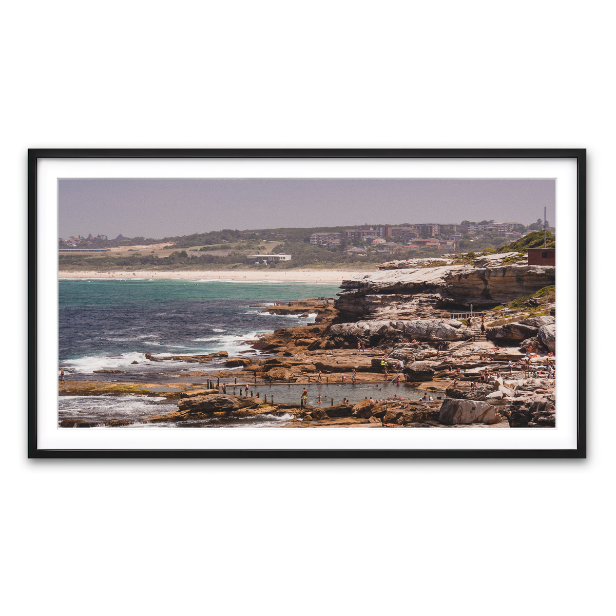 Framed Print 2x1 Black