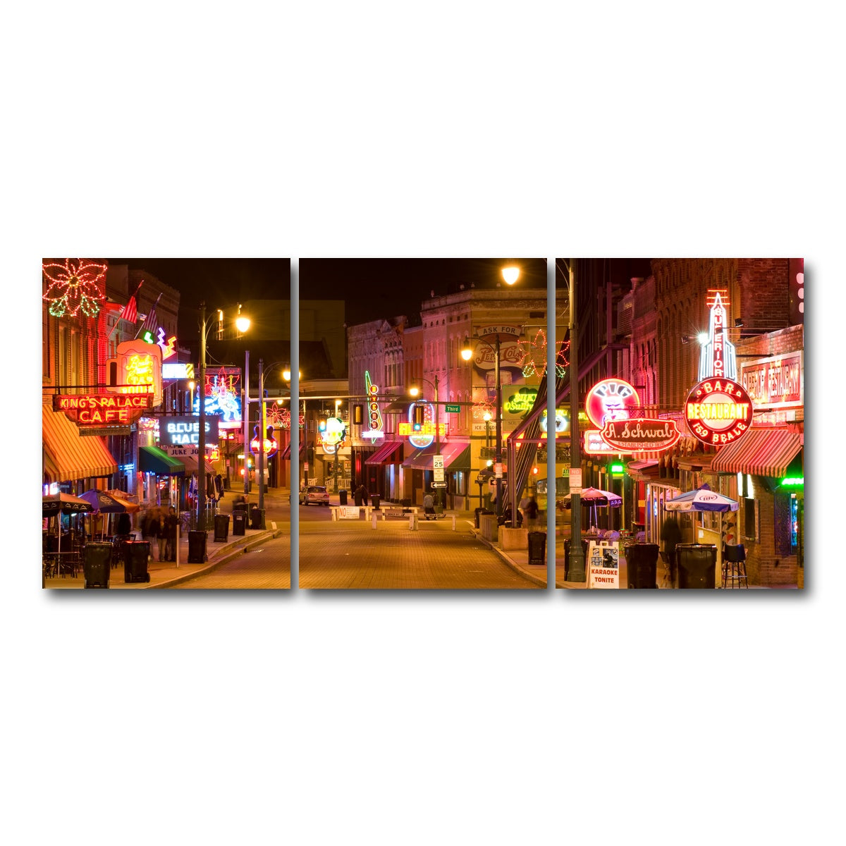AUTO-MOCKUP WHITE | Beale Street | 3 Piece | Gallery Wrap Canvas | group=18x24