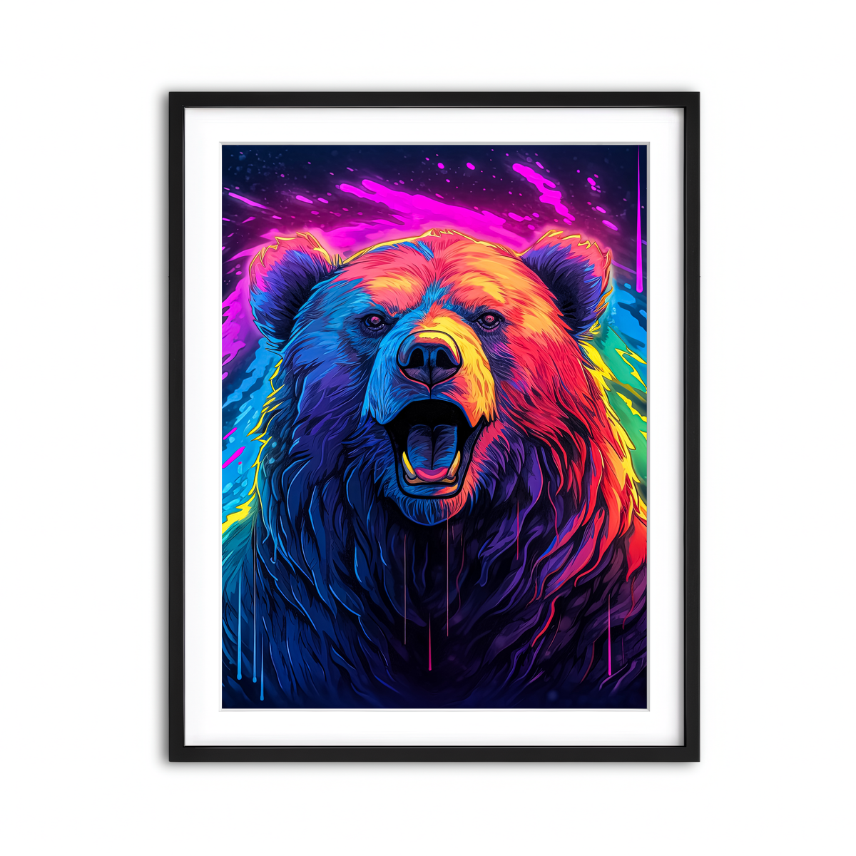 Framed Print 3x4 Black