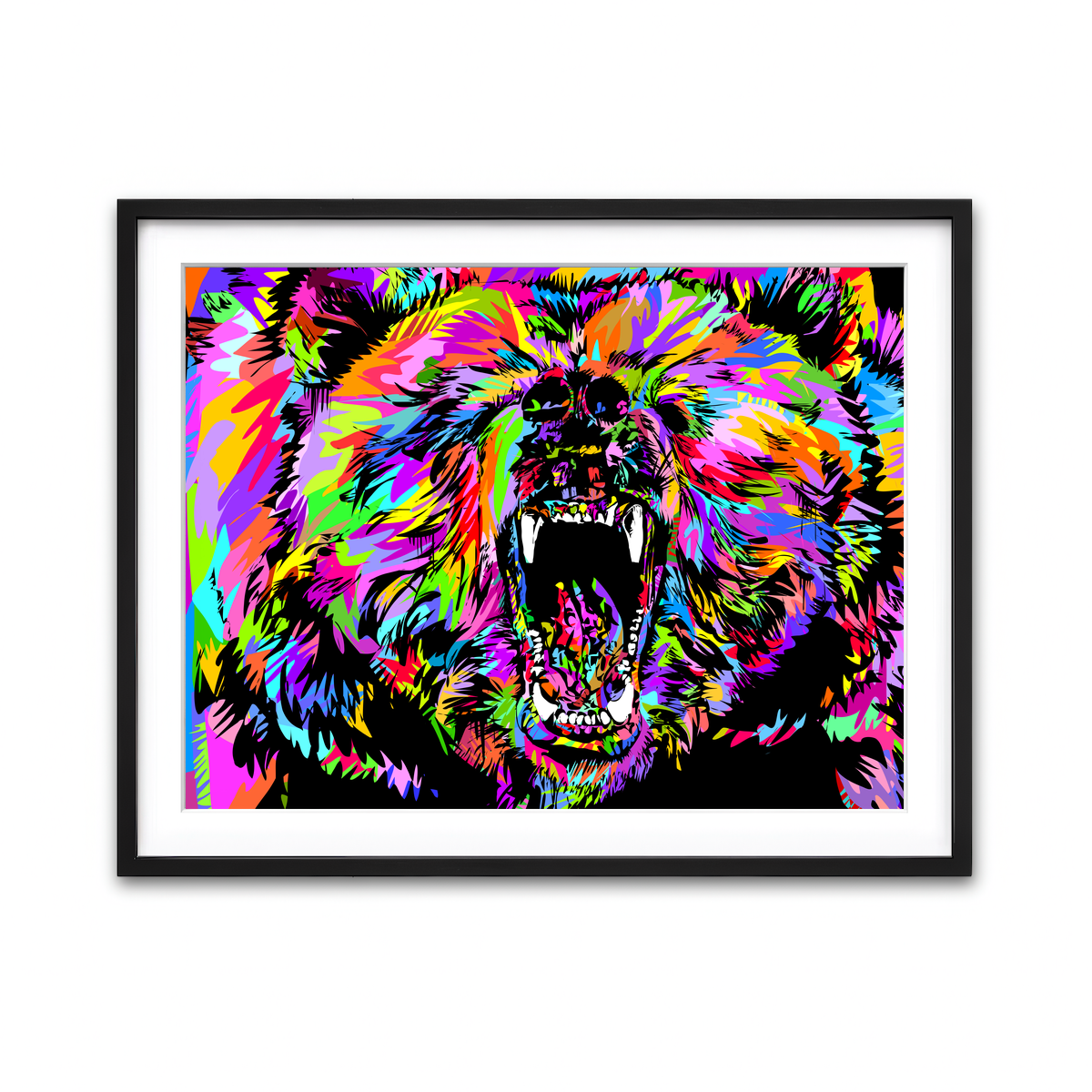 Framed Print 4x3 Black