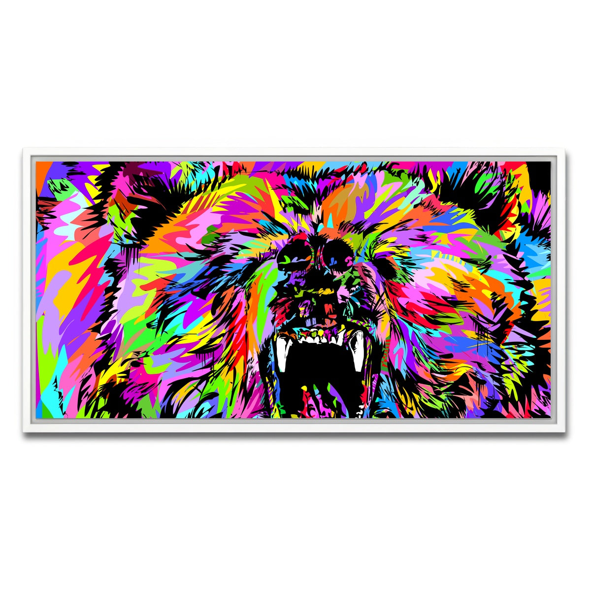 AUTO-MOCKUP WHITE | Bear Drome | 1 Piece | White Framed Canvas | group=2x1