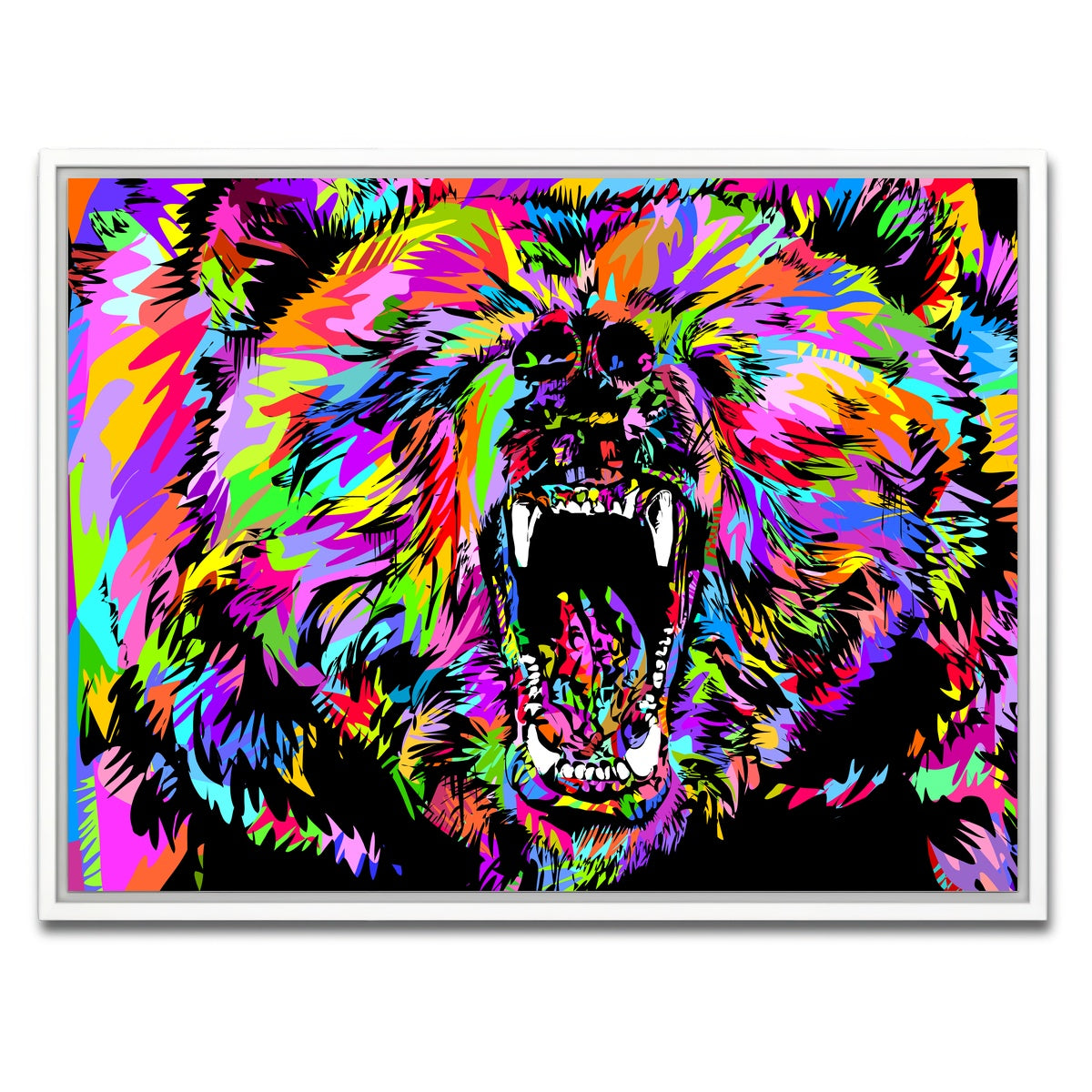 AUTO-MOCKUP WHITE | Bear Drome | 1 Piece | White Framed Canvas | group=4x3