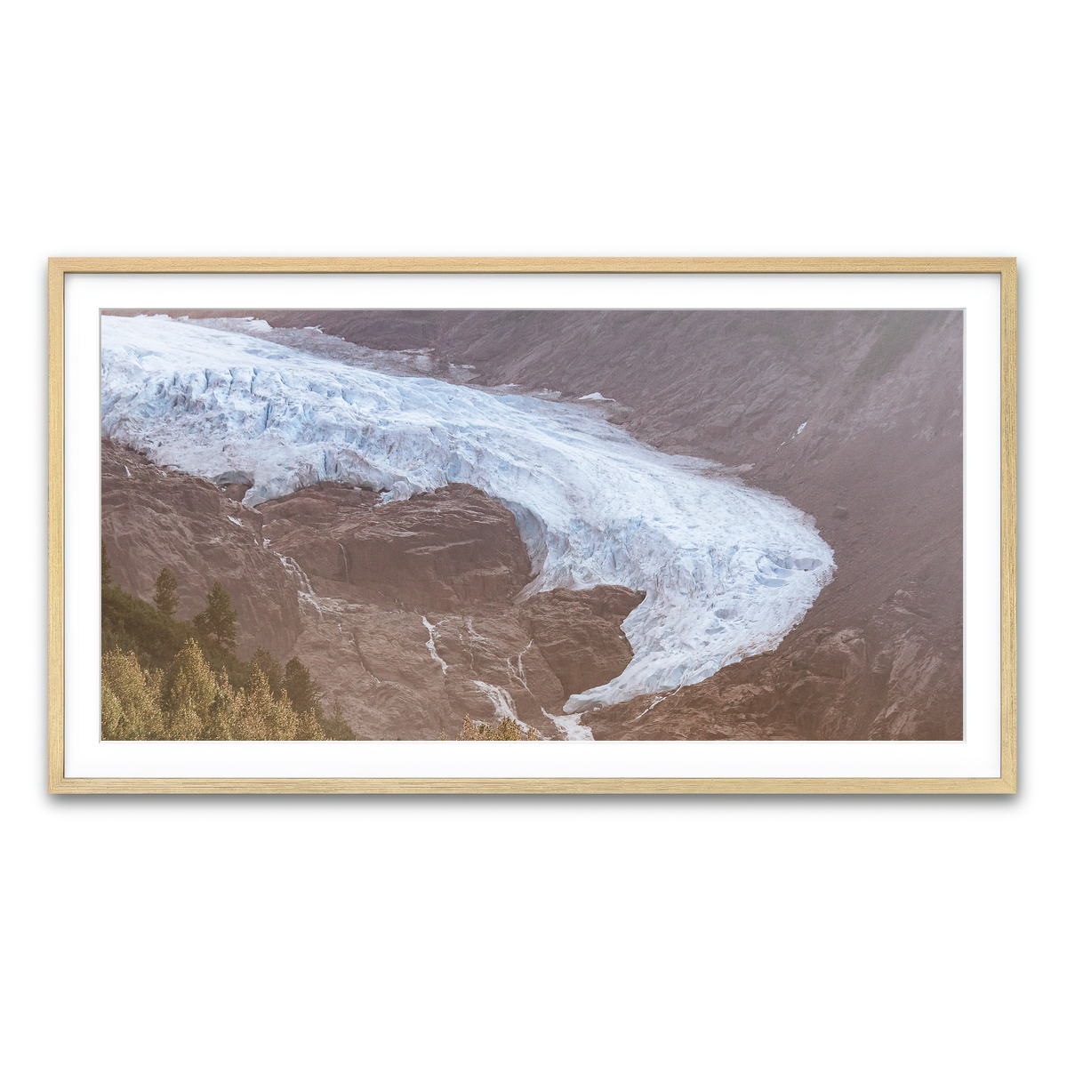 Framed Print 2x1 Natural