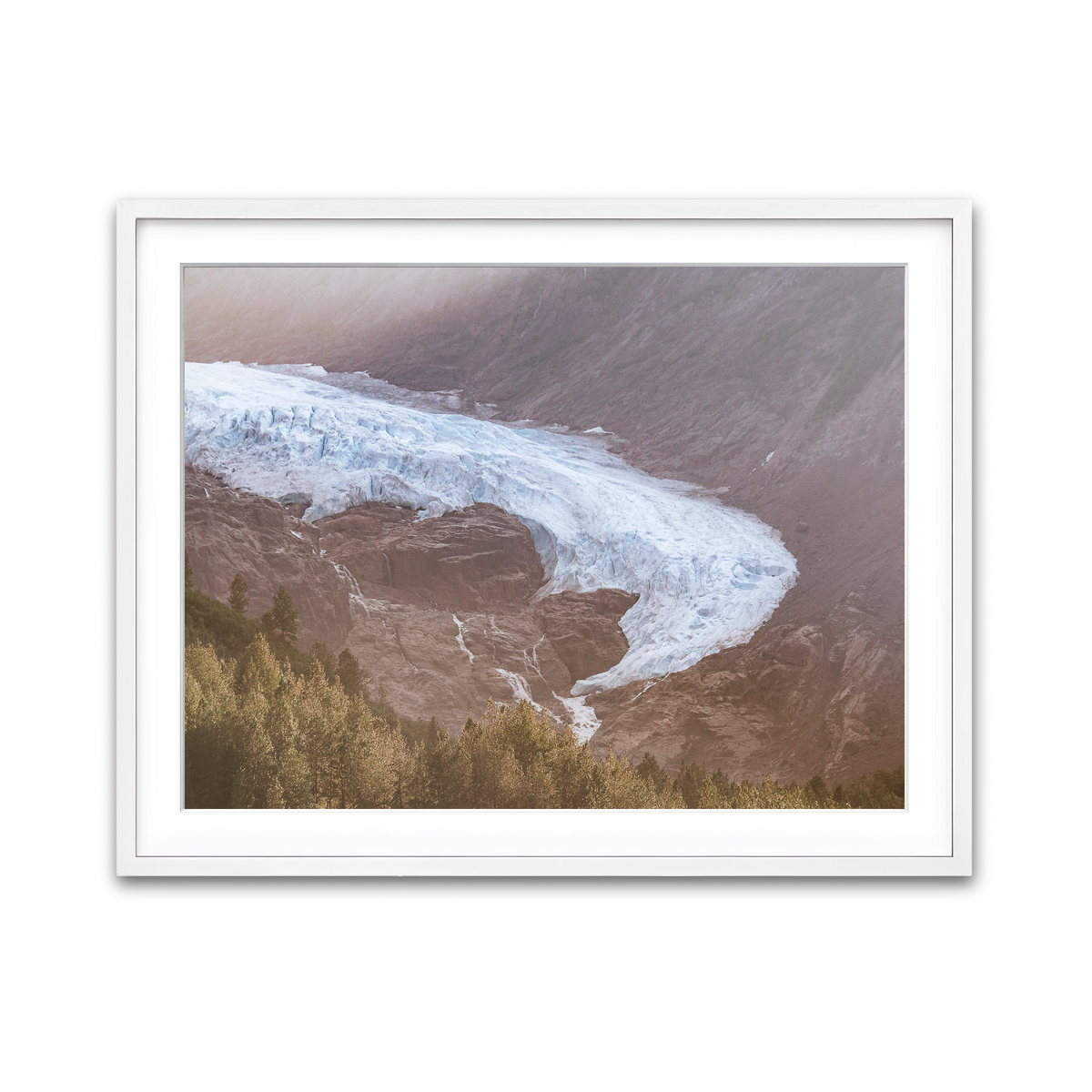 Framed Print 4x3 White