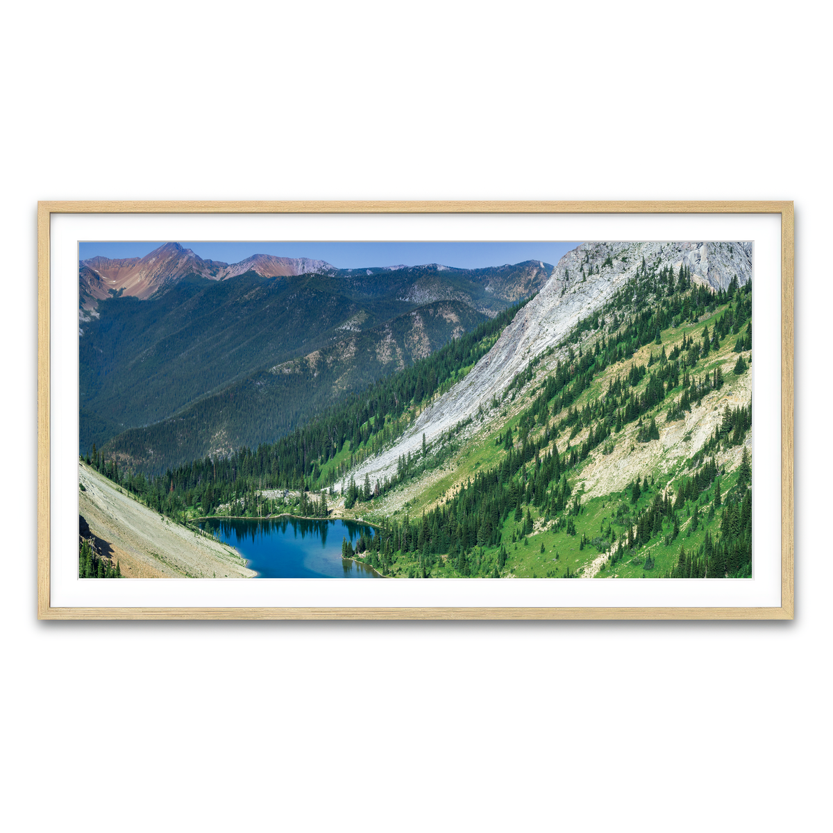 Framed Print 2x1 Natural
