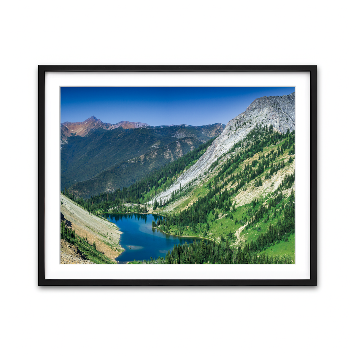 Framed Print 4x3 Black