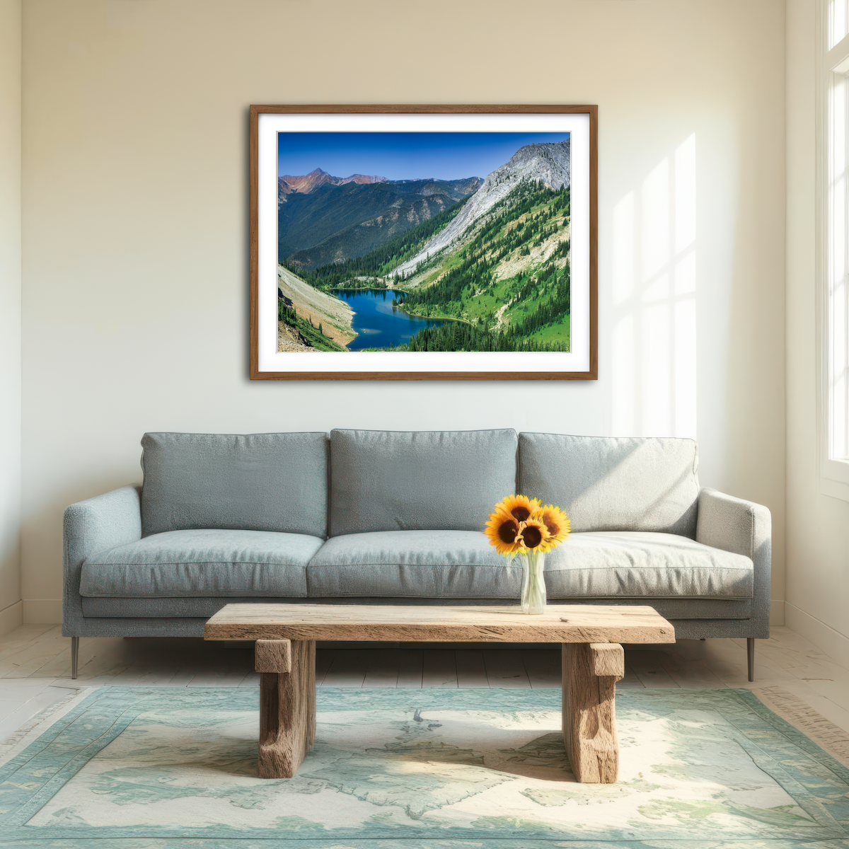 AUTO-MOCKUP ROOM | Bear Lake Wall Art
