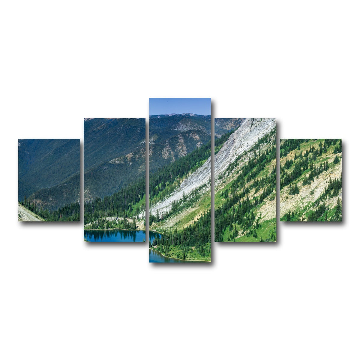 AUTO-MOCKUP WHITE | Bear Lake | 5 Piece | Gallery Wrap Canvas | group=5_short