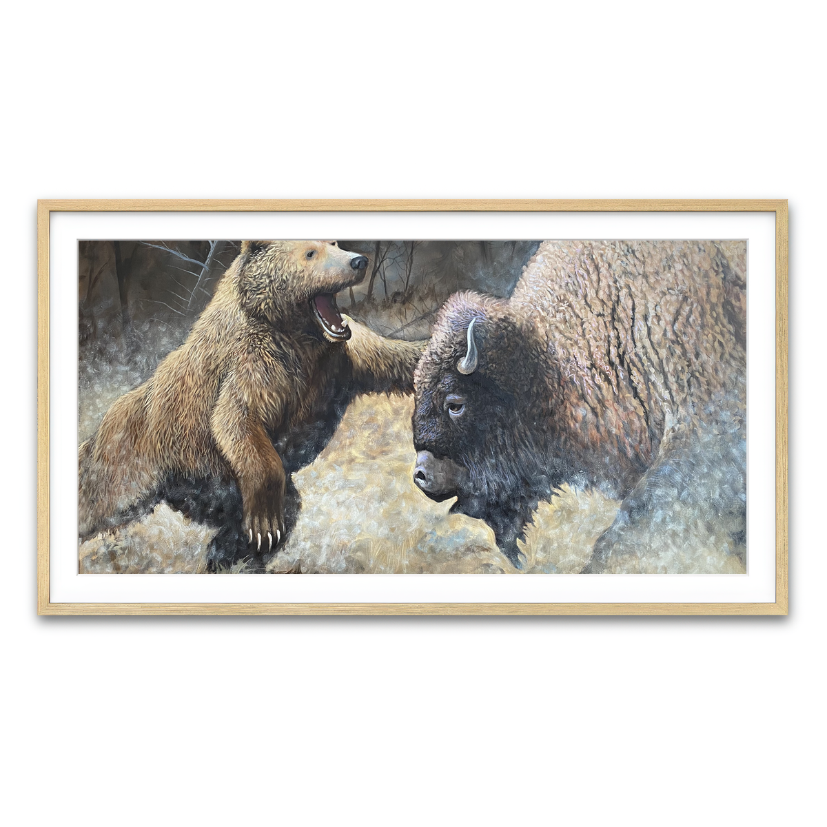 Framed Print 2x1 Natural