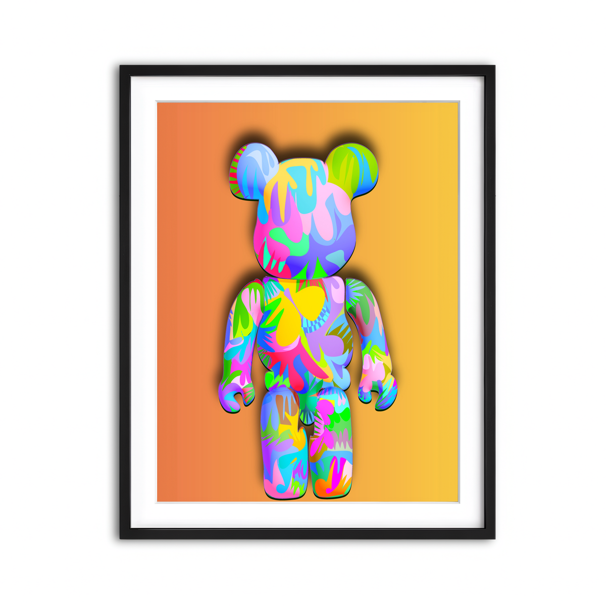 Framed Print 3x4 Black