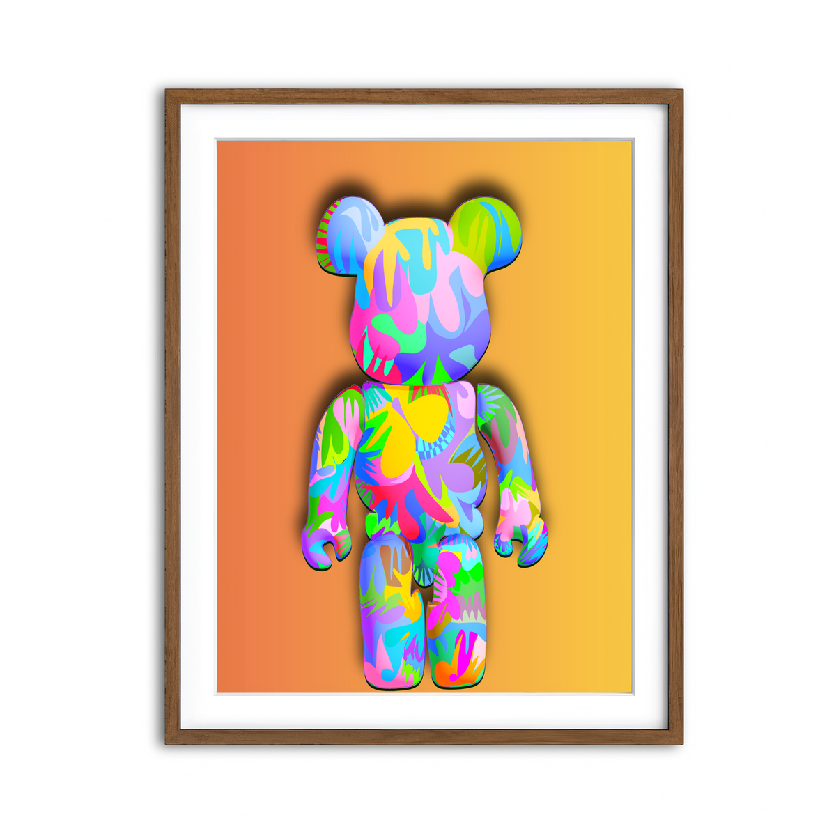 Framed Print 3x4 Walnut