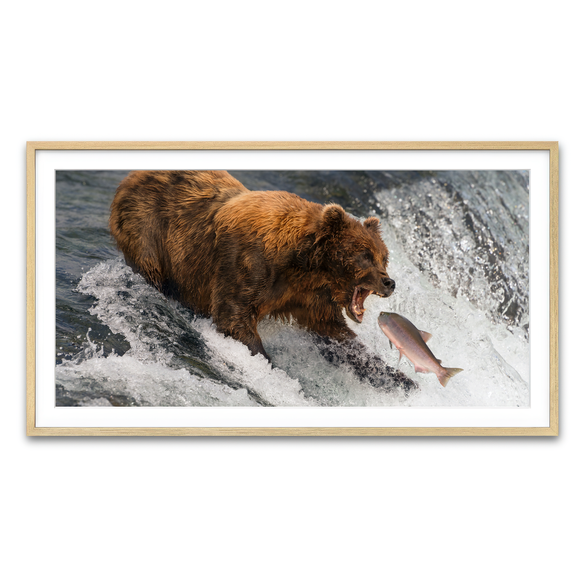 Framed Print 2x1 Natural