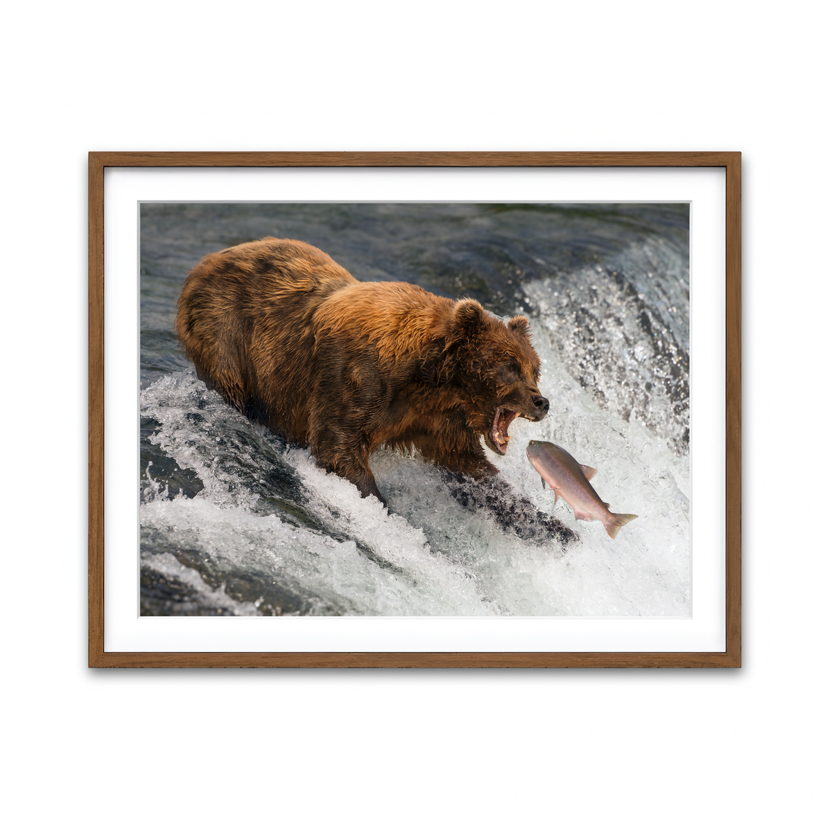 Framed Print 4x3 Walnut