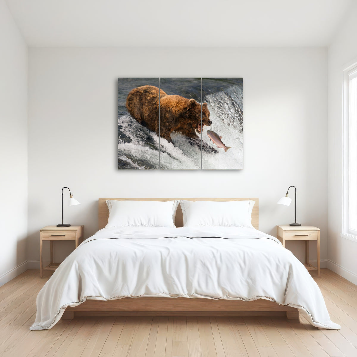 AUTO-MOCKUP ROOM | Bear catching Salmon