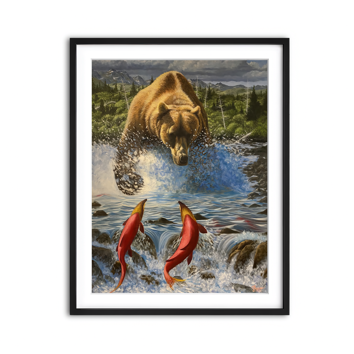 Framed Print 3x4 Black