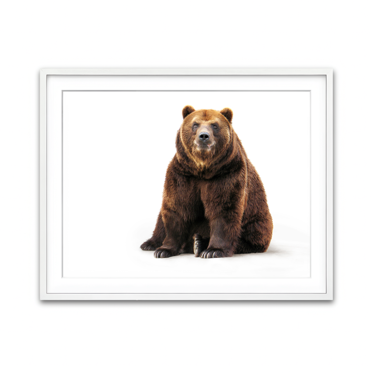 Framed Print 4x3 White