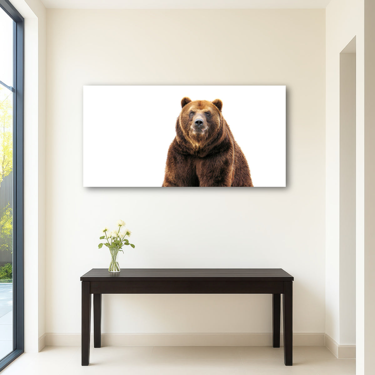 AUTO-MOCKUP ROOM | Bear on white