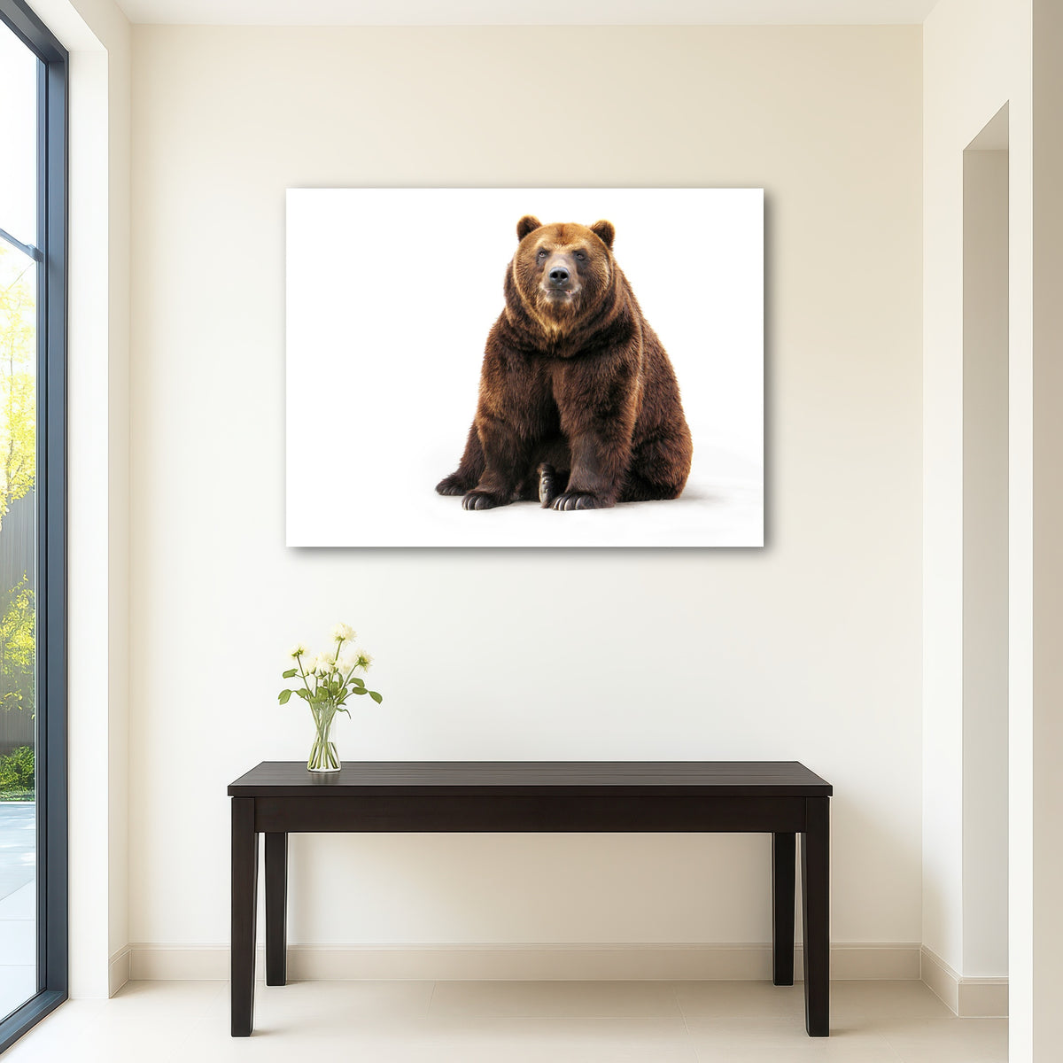 AUTO-MOCKUP ROOM | Bear on white