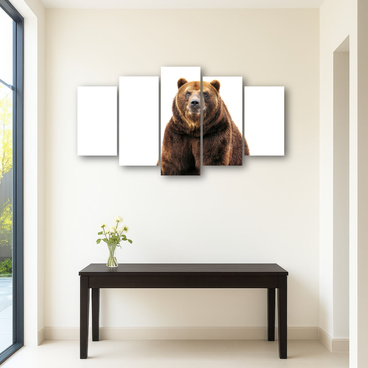 AUTO-MOCKUP ROOM | Bear on white