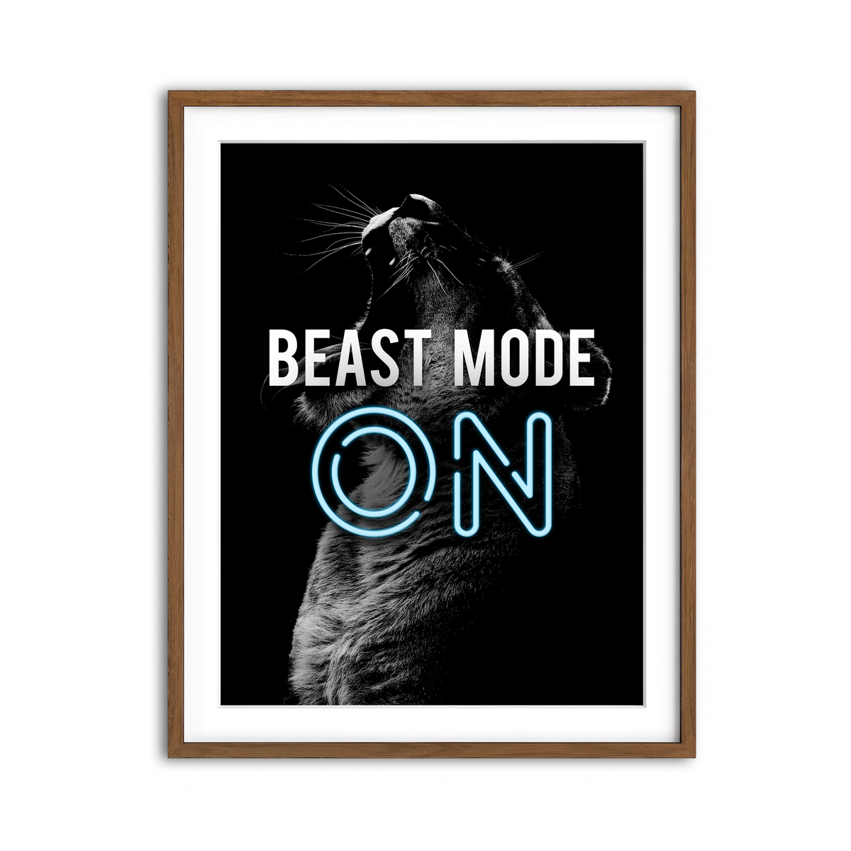 Framed Print 3x4 Walnut