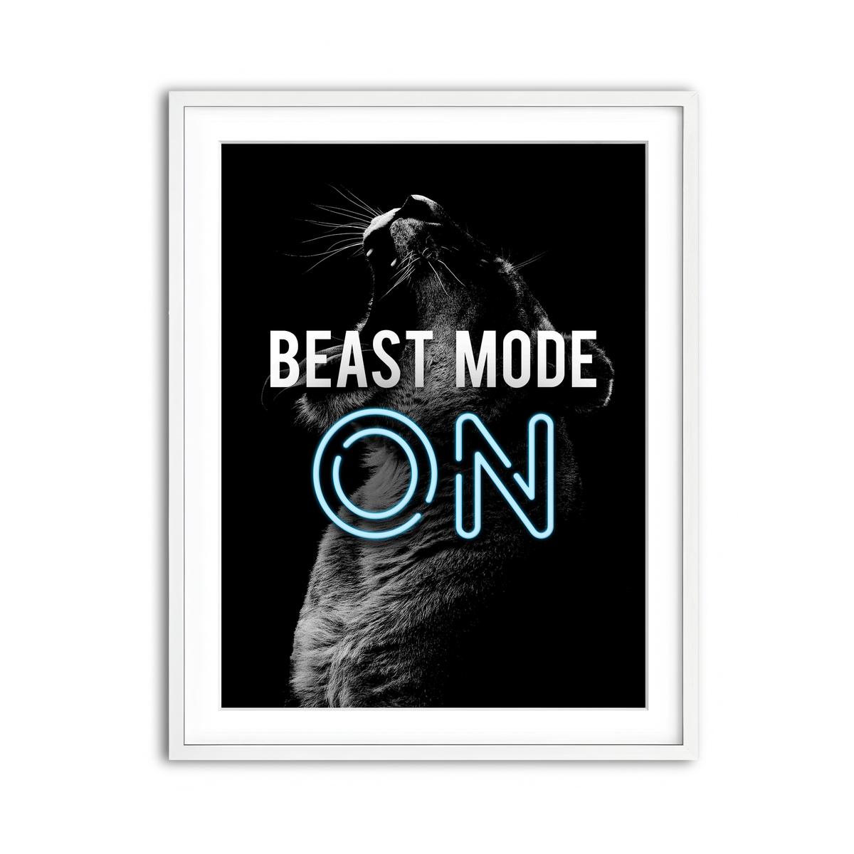 Framed Print 3x4 White