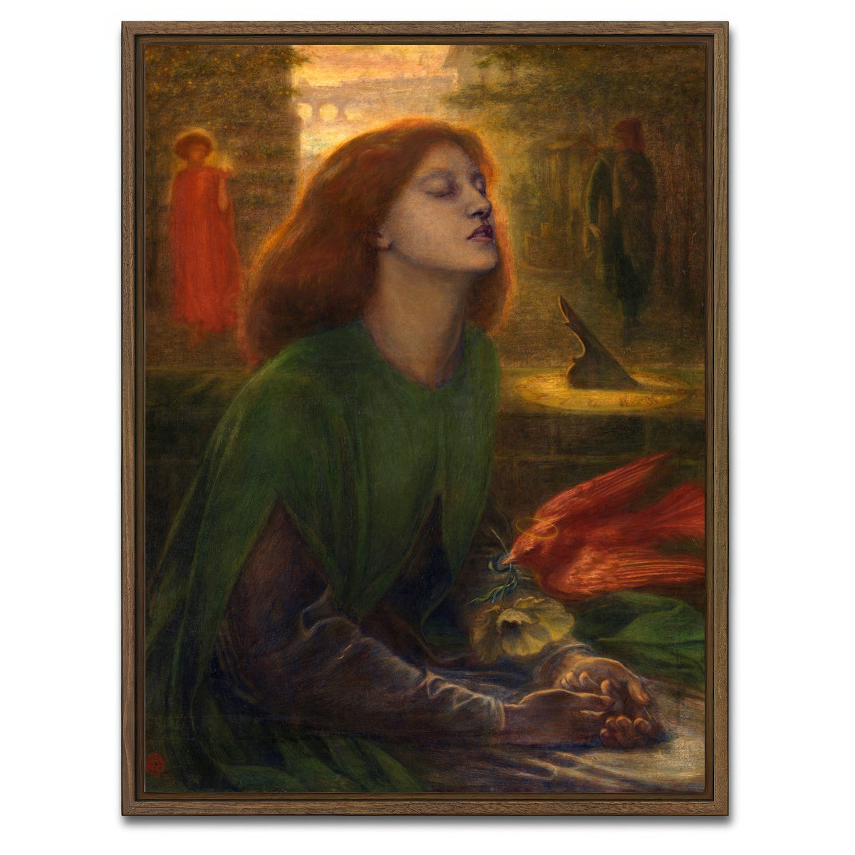 AUTO-MOCKUP WHITE | Beata Beatrix | 1 Piece | Walnut Framed Canvas | group=3x4