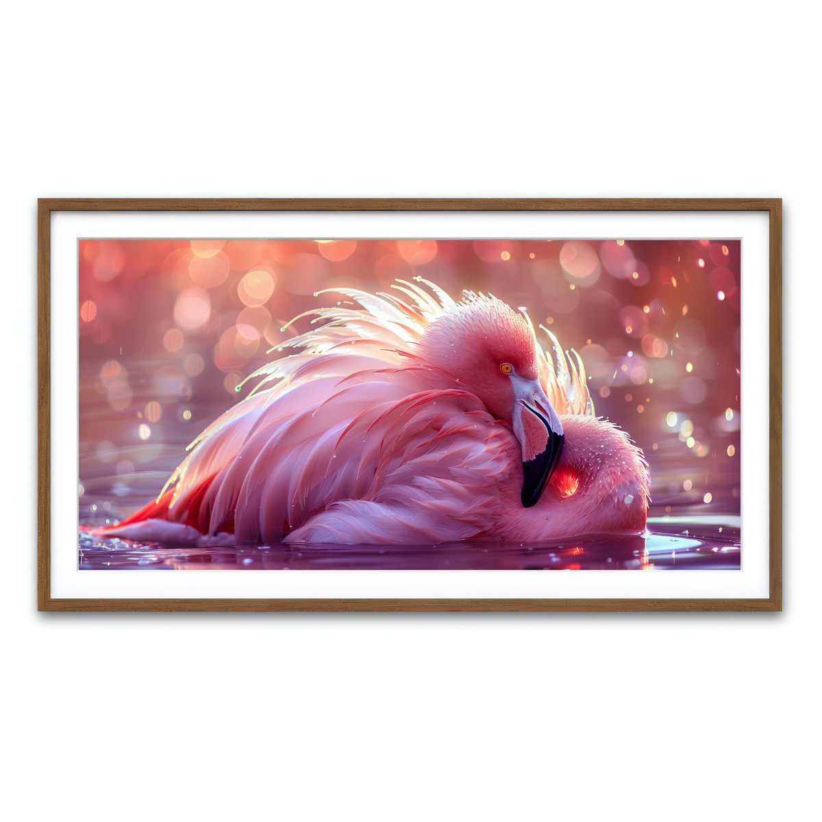 Framed Print 2x1 Walnut