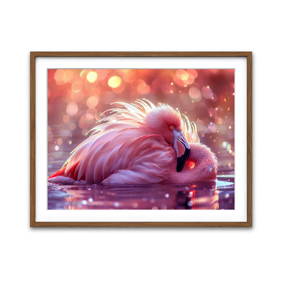 Framed Print 4x3 Walnut