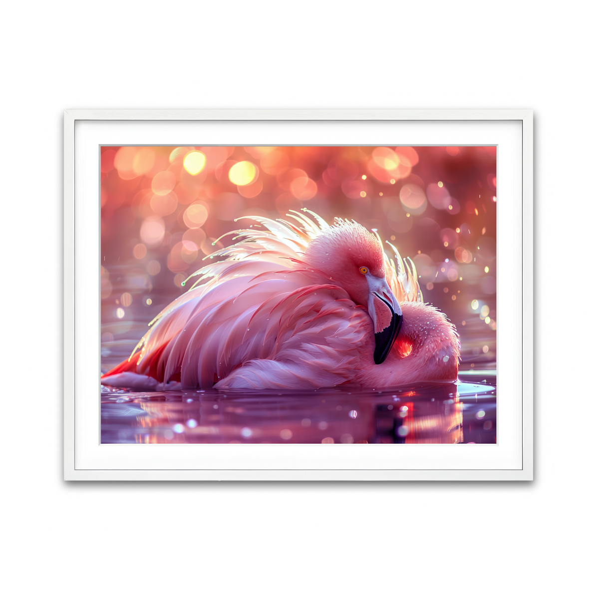 Framed Print 4x3 White