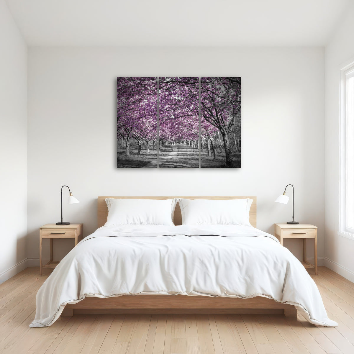AUTO-MOCKUP ROOM | Beautiful cherry blossom alley in pink