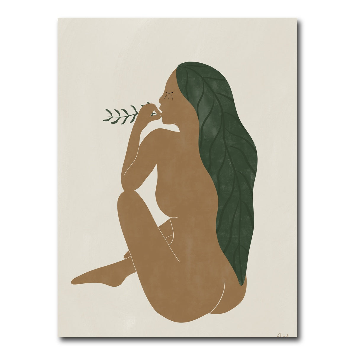 AUTO-MOCKUP WHITE | Beauty Seated | 1 Piece | Gallery Wrap Canvas | group=3x4