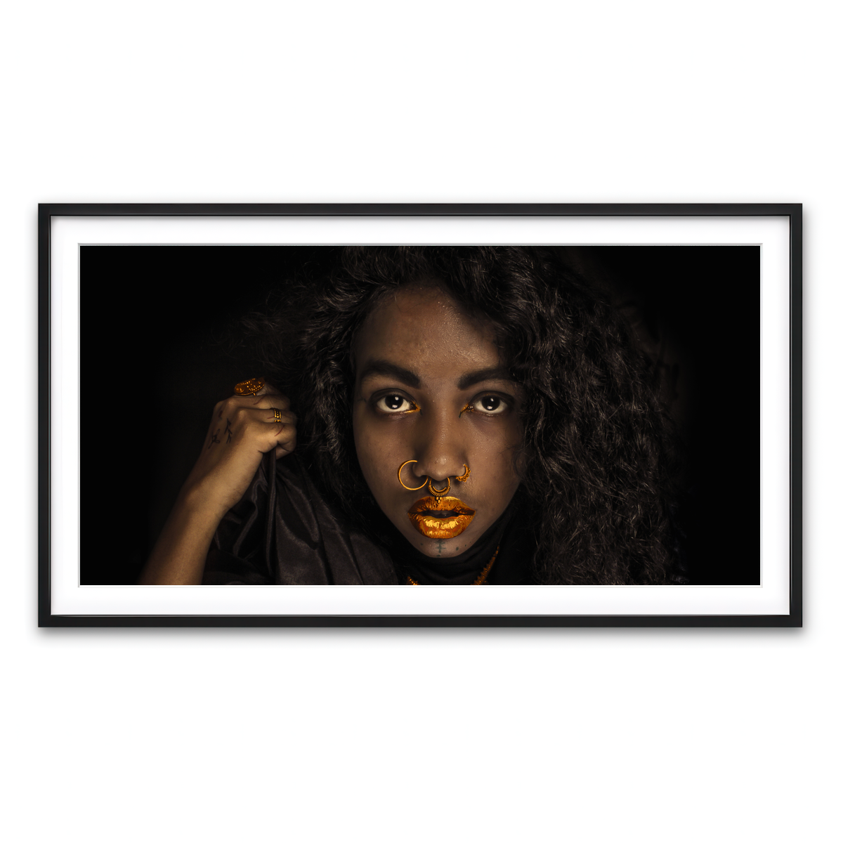 Framed Print 2x1 Black