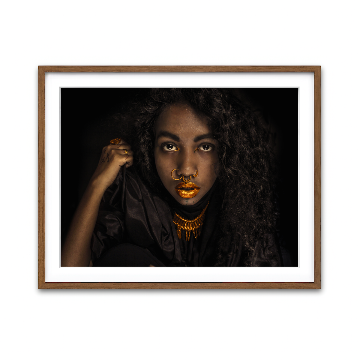Framed Print 4x3 Walnut