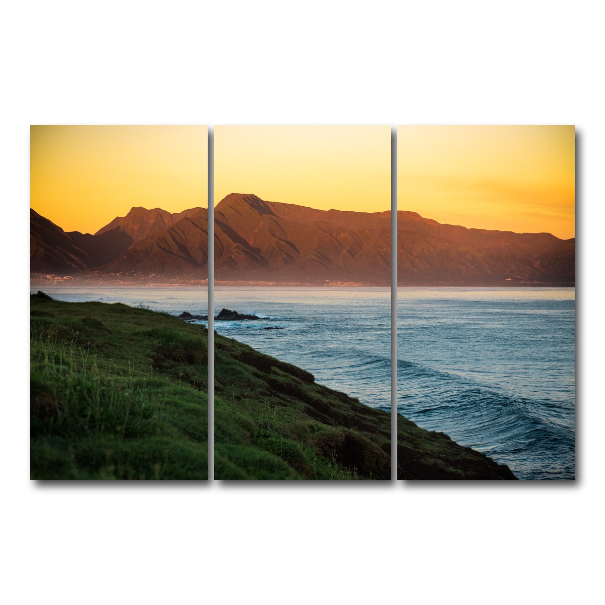 AUTO-MOCKUP WHITE | Beauty of Maui | 3 Piece | Gallery Wrap Canvas | group=12x24