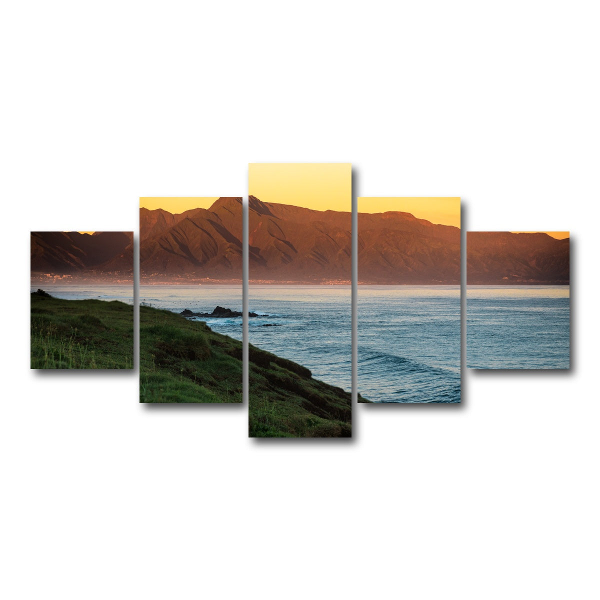 AUTO-MOCKUP WHITE | Beauty of Maui | 5 Piece | Gallery Wrap Canvas | group=5_short
