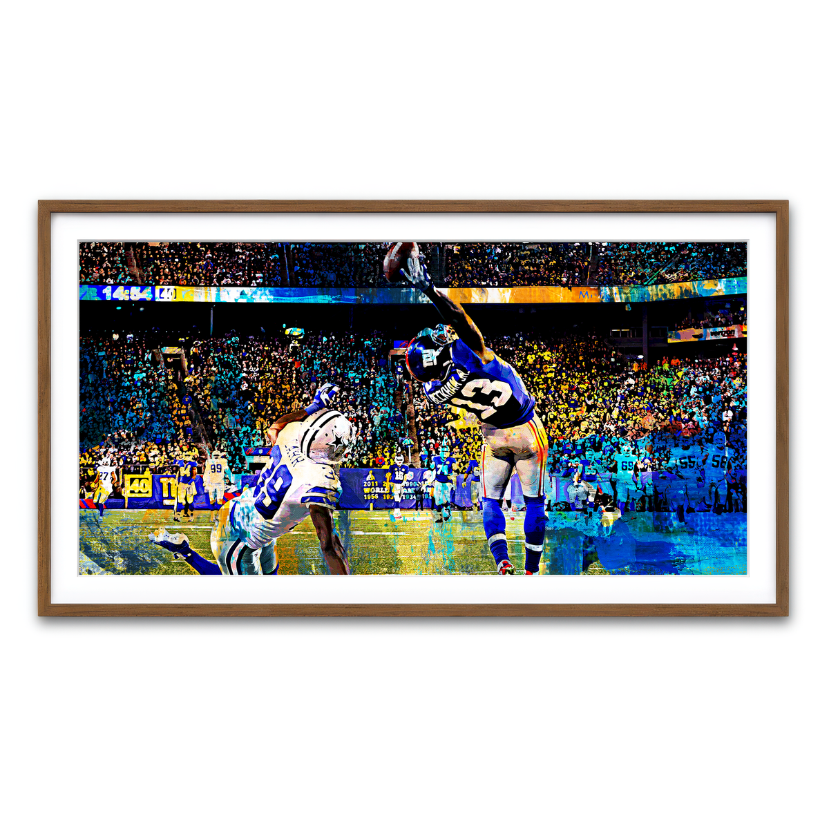 Framed Print 2x1 Walnut