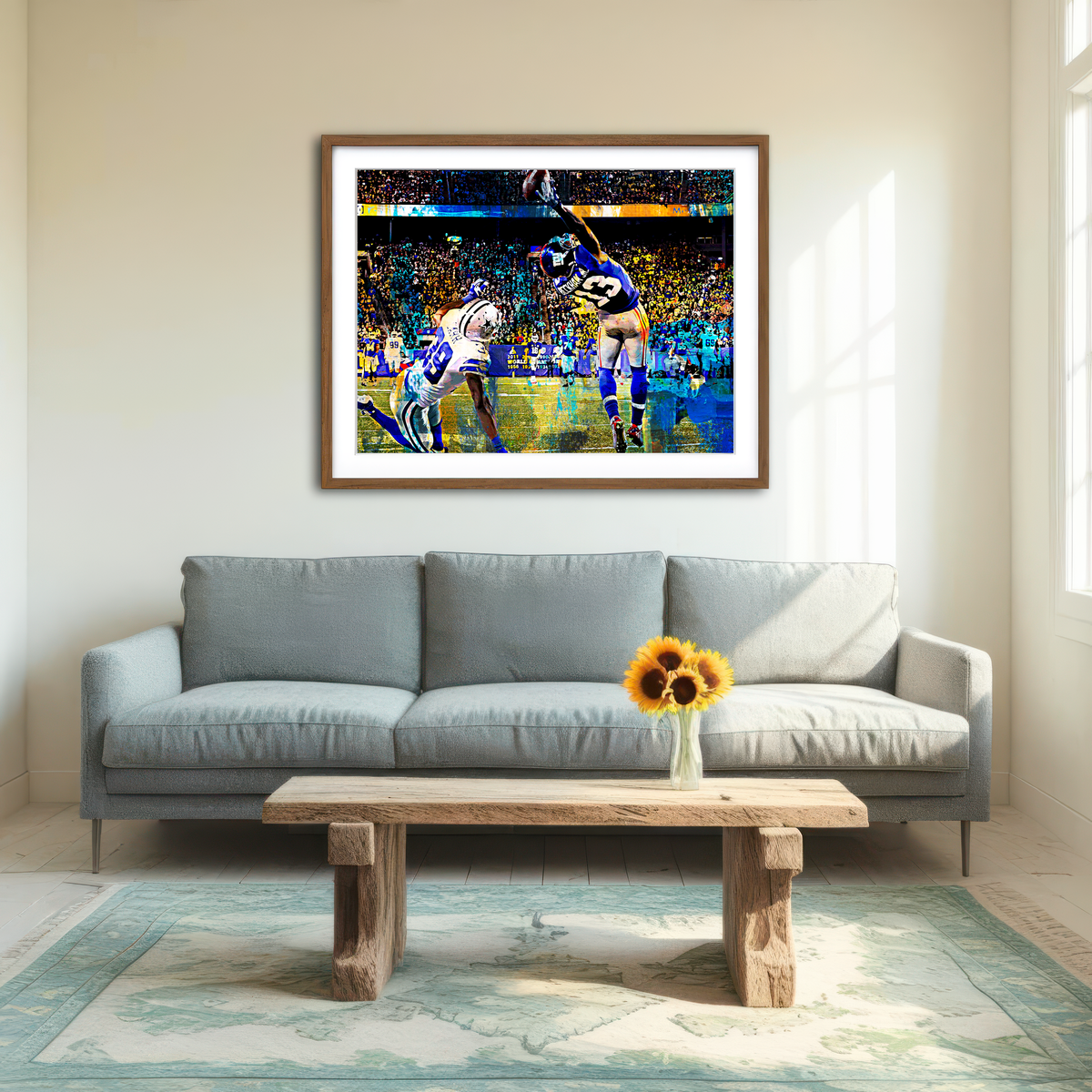 AUTO-MOCKUP ROOM | Beckham Jr. Catch Wall Art