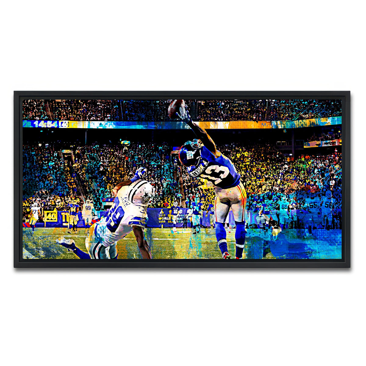AUTO-MOCKUP WHITE | Beckham Jr. Catch | 1 Piece | Black Framed Canvas | group=2x1