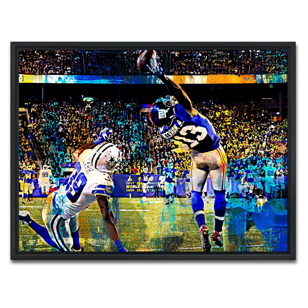 AUTO-MOCKUP WHITE | Beckham Jr. Catch | 1 Piece | Black Framed Canvas | group=4x3
