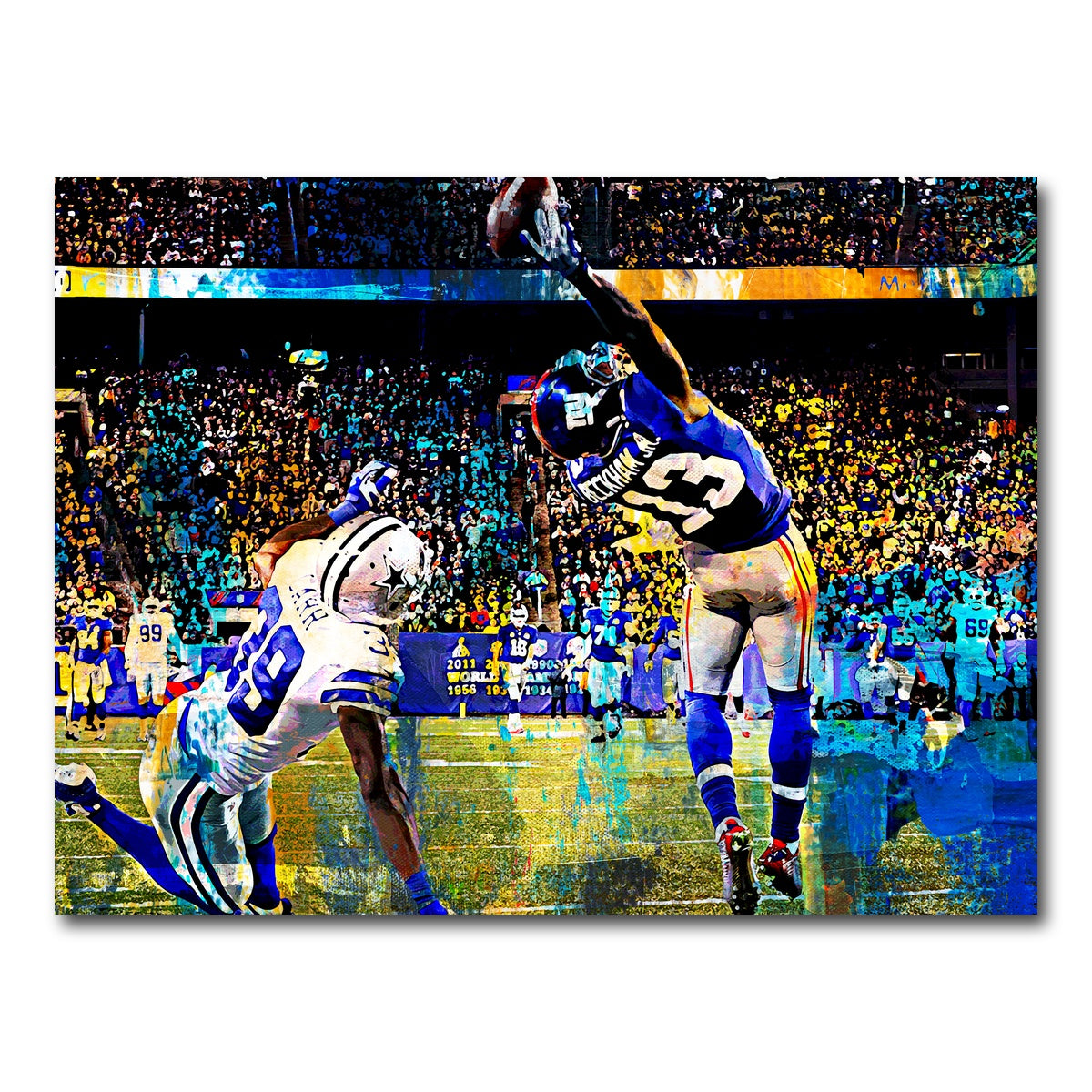 AUTO-MOCKUP WHITE | Beckham Jr. Catch | 1 Piece | Gallery Wrap Canvas | group=4x3