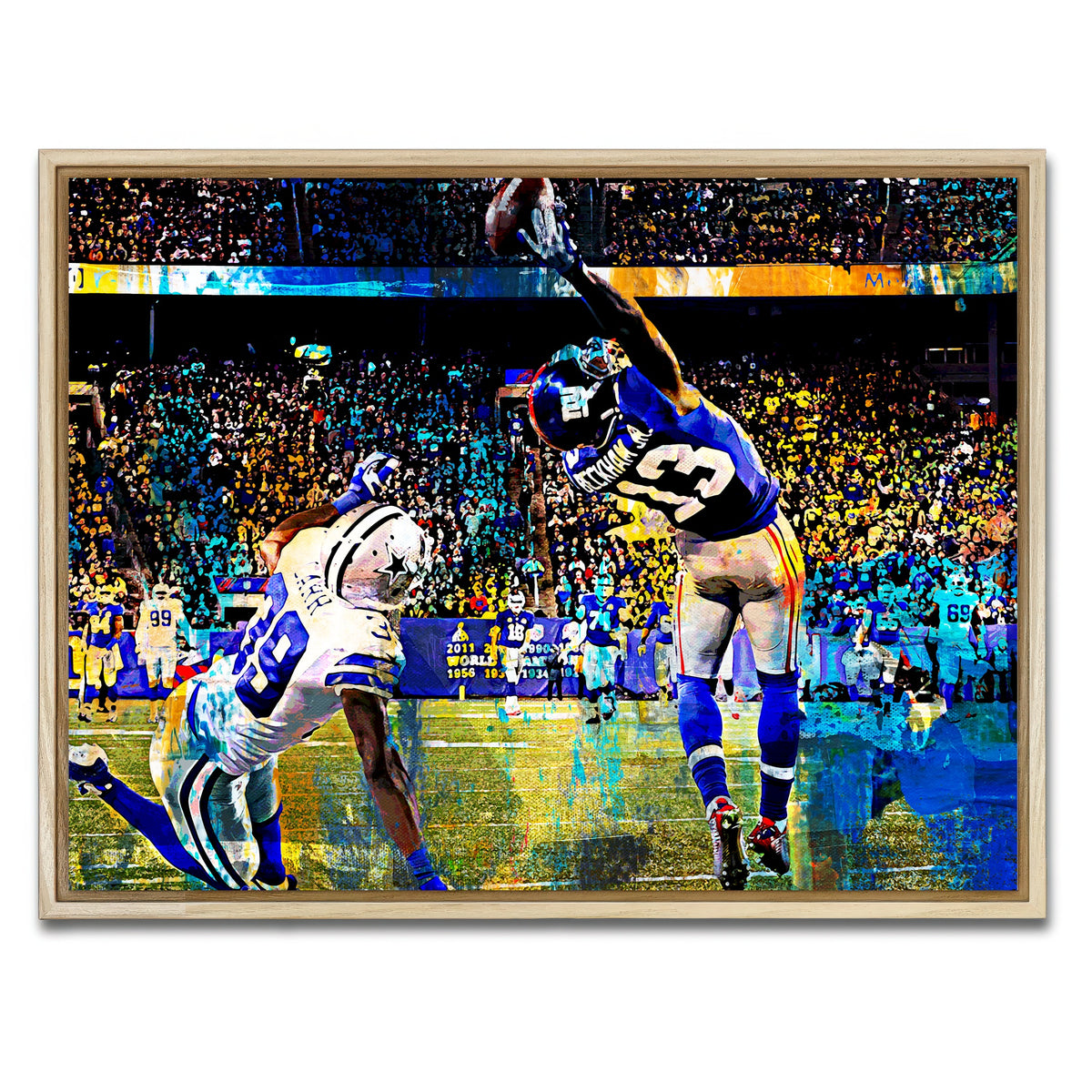 AUTO-MOCKUP WHITE | Beckham Jr. Catch | 1 Piece | Natural Framed Canvas | group=4x3