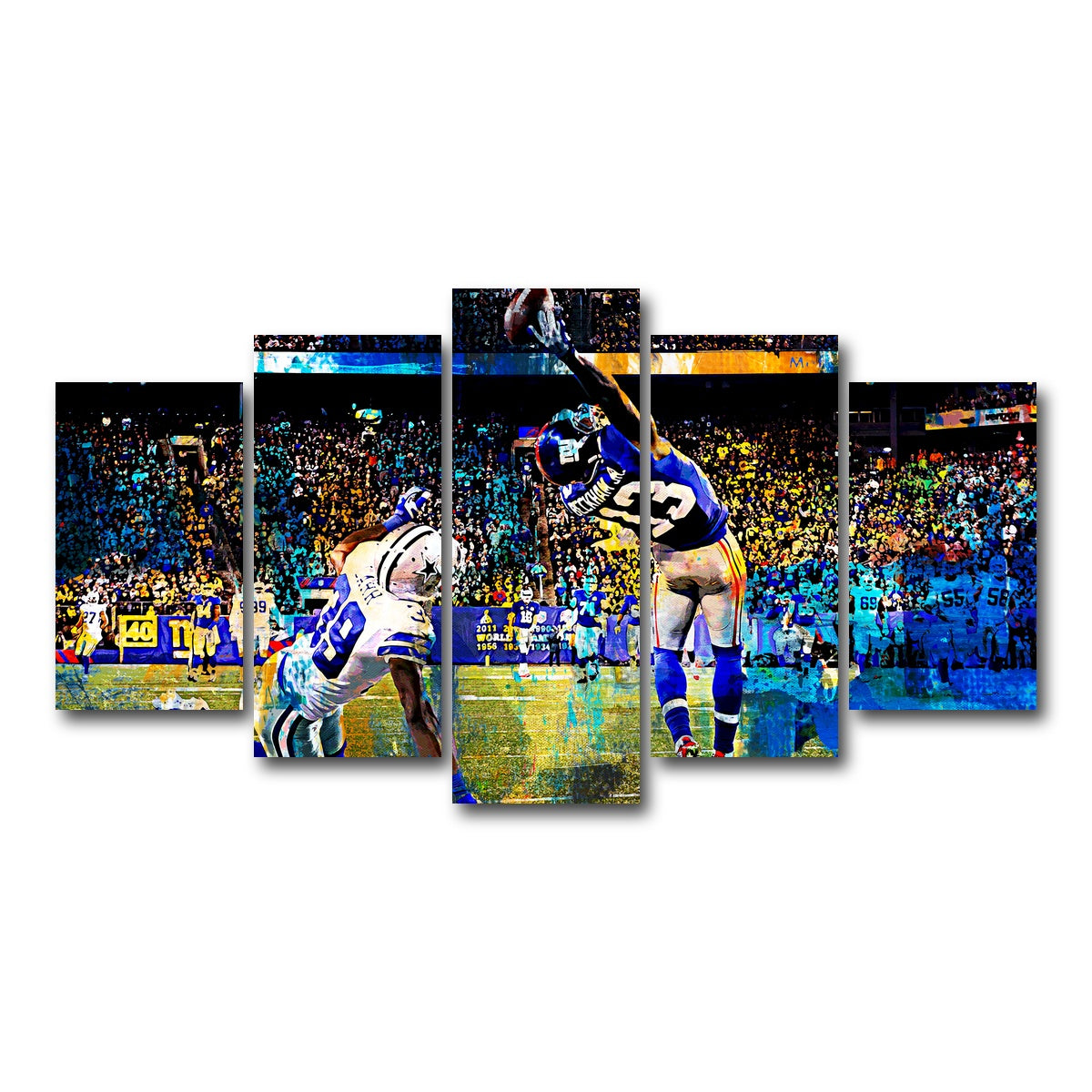 AUTO-MOCKUP WHITE | Beckham Jr. Catch | 5 Piece | Gallery Wrap Canvas | group=5_normal